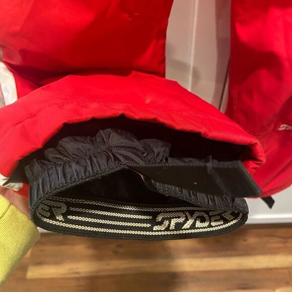 SPYDER Youth Size 10 Insulated Lined Waterproof Red Ski Snowboarding Pants adjus - Picture 4 of 12